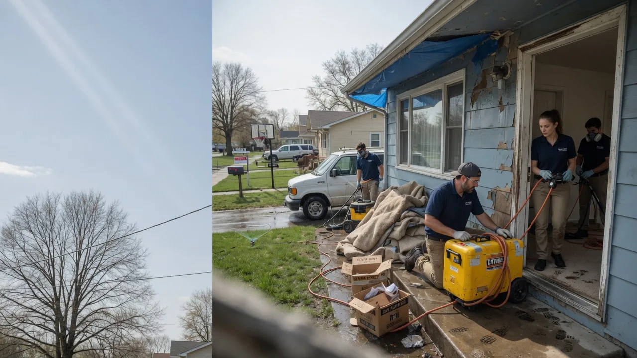 Basement Flood Cleanup in Arcola, IL near me